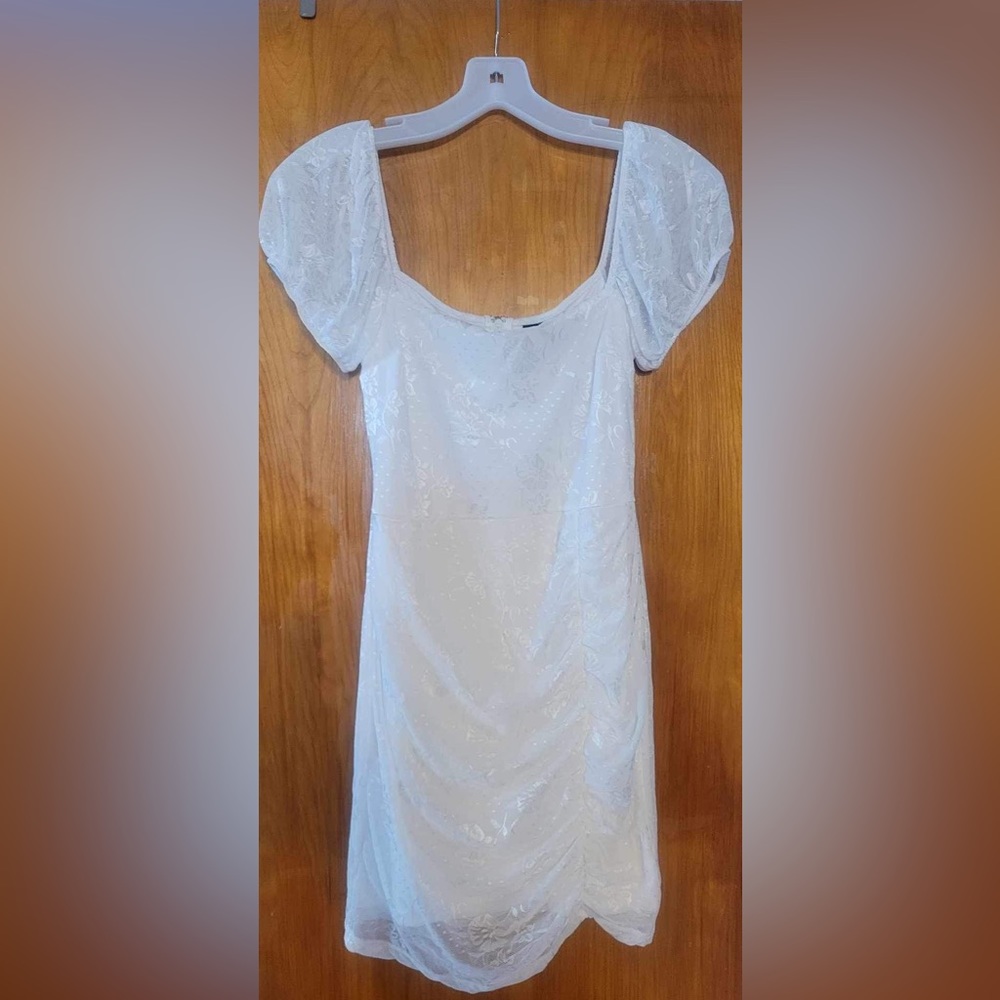 White lace dress
